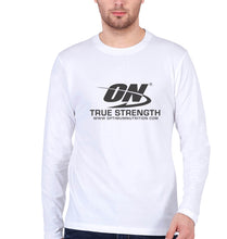 Load image into Gallery viewer, optimum nutrition Full Sleeves T-Shirt for Men-White-Ektarfa.online
