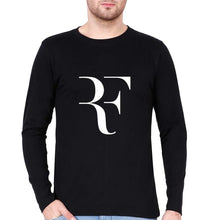 Load image into Gallery viewer, Roger Federer_RF Full Sleeves T-Shirt for Men-Black-Ektarfa.online
