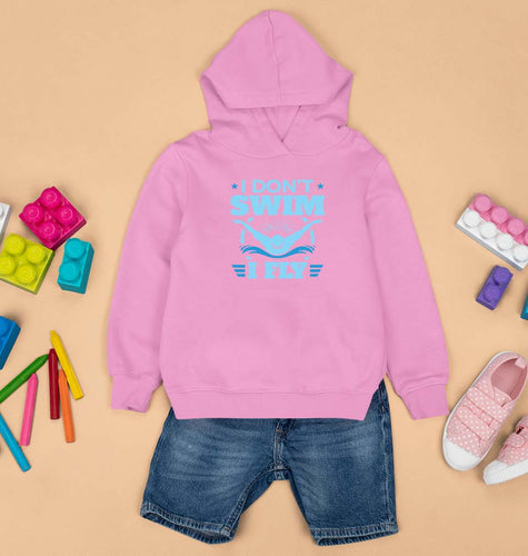 Swim Kids Hoodie for Boy/Girl-Light Baby Pink-Ektarfa.online