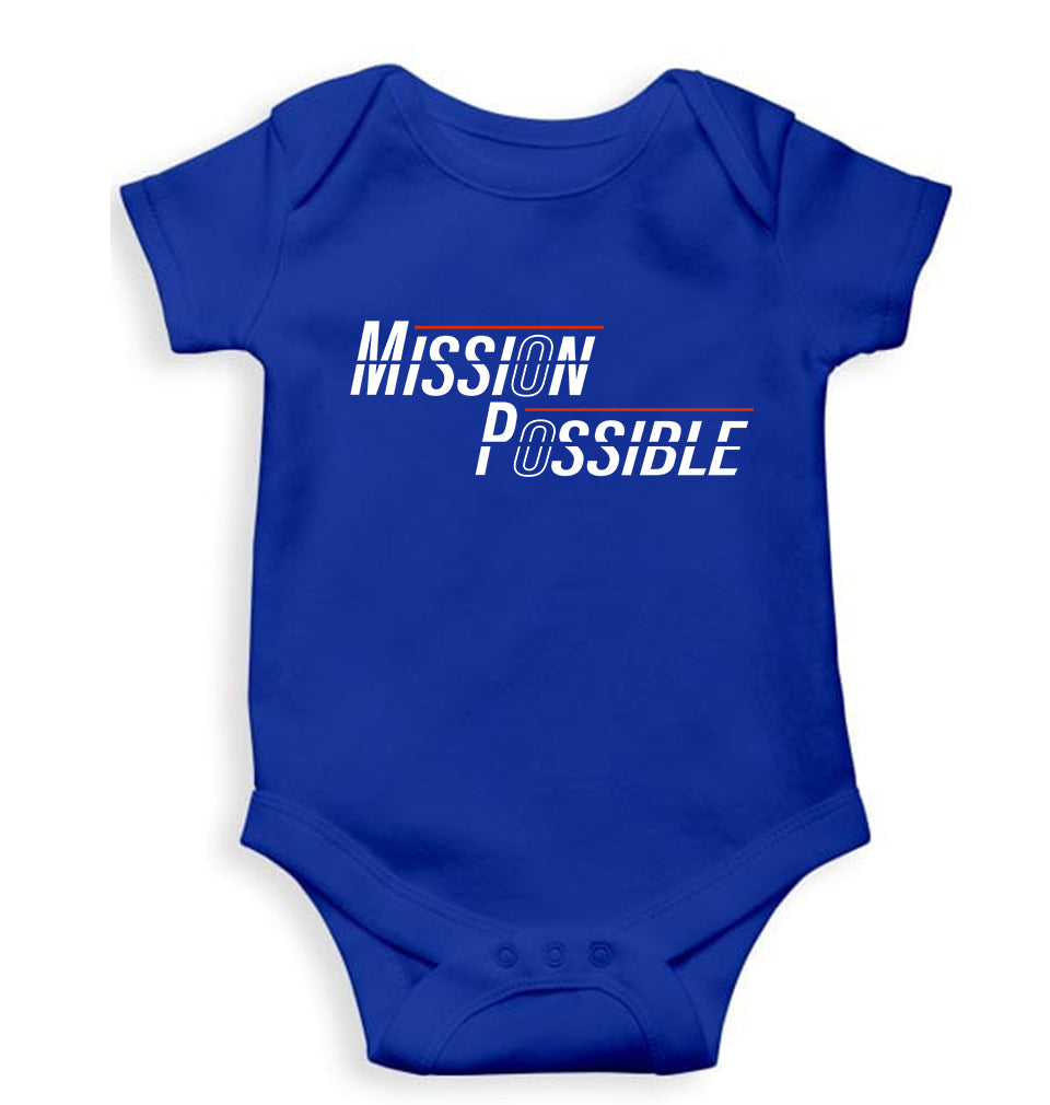 Mission Possible Fallout Kids Romper For Baby Boy/Girl-Royal Blue-Ektarfa.online