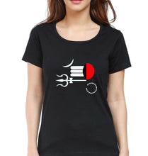 Load image into Gallery viewer, Mahakal Mahadev Bholenath Shiva Shivji T-Shirt for Women-Black-Ektarfa.online

