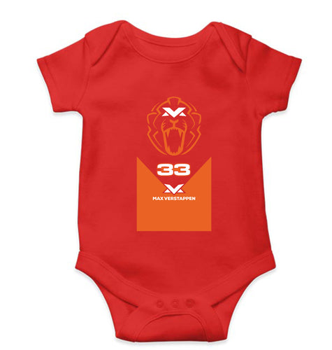 Max Verstappen Kids Romper For Baby Boy/Girl-0-5 Months(18 Inches)-Red-Ektarfa.online