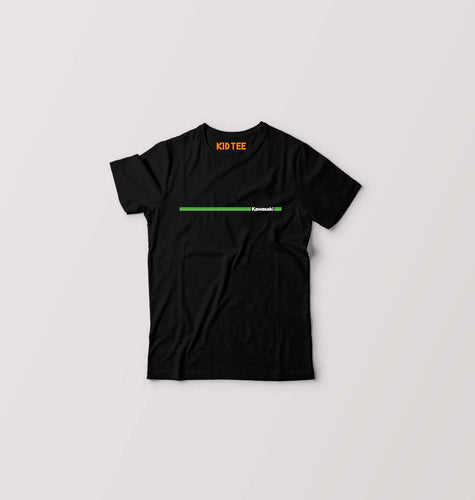Kawasaki Kids T-Shirt for Boy/Girl-Black-Ektarfa.online