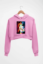 Load image into Gallery viewer, Janis Joplin Crop HOODIE FOR WOMEN-Light Baby Pink-Ektarfa.online
