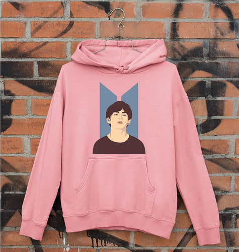 V-BTS(K-Pop) Unisex Hoodie for Men/Women-Light Pink-Ektarfa.online