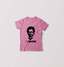 Load image into Gallery viewer, Money Heist The Professor Kids T-Shirt for Boy/Girl-Pink-Ektarfa.online
