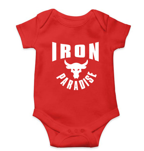 Iron Paradise Kids Romper For Baby Boy/Girl-Red-Ektarfa.online