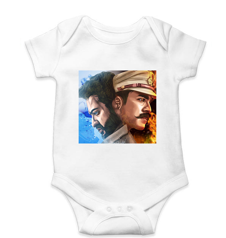 RRR Kids Romper For Baby Boy/Girl-White-Ektarfa.online