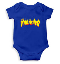 Load image into Gallery viewer, Thrasher Kids Romper For Baby Boy/Girl-0-5 Months(18 Inches)-Royal Blue-Ektarfa.online
