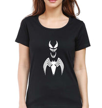 Load image into Gallery viewer, Venom Spiderman Superhero T-Shirt for Women-Black-Ektarfa.online

