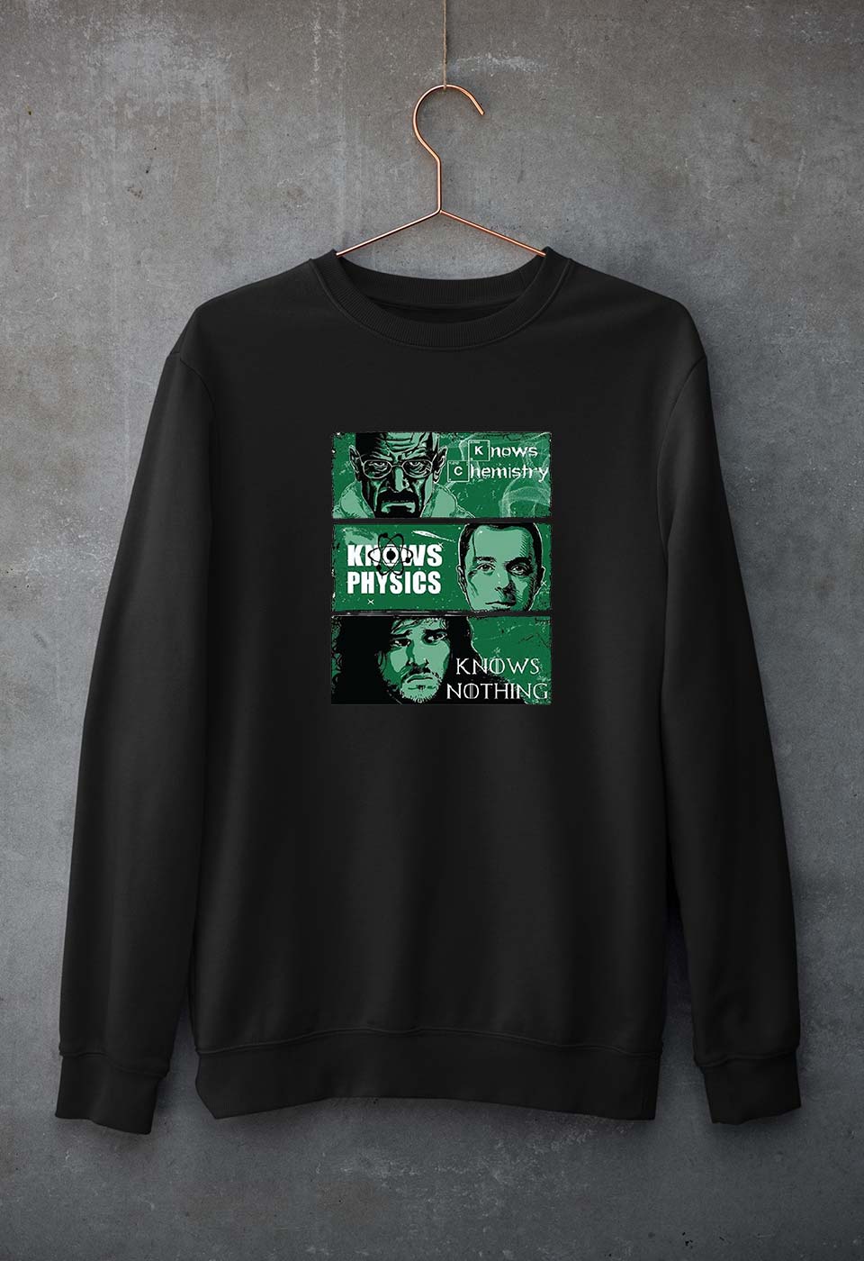 Game of Bad Theory Unisex Sweatshirt for Men/Women-Black-Ektarfa.online