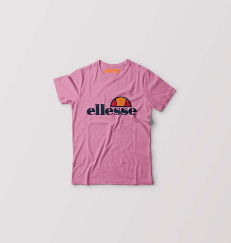 Ellesse Kids T-Shirt for Boy/Girl-Pink-Ektarfa.online