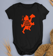 Load image into Gallery viewer, Hanuman Ji (God) Kids Romper For Baby Boy/Girl-0-5 Months(18 Inches)-Black-Ektarfa.online
