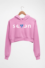 Load image into Gallery viewer, Seven MS Dhoni Crop HOODIE FOR WOMEN-Light Baby Pink-Ektarfa.online
