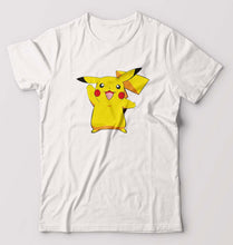 Load image into Gallery viewer, Pikachu T-Shirt for Men-White-Ektarfa.online
