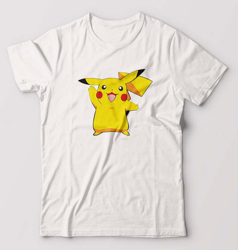 Pikachu T-Shirt for Men-White-Ektarfa.online