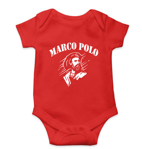 Marco Polo Kids Romper For Baby Boy/Girl-Red-Ektarfa.online
