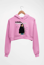 Load image into Gallery viewer, Louis Tomlinson Crop HOODIE FOR WOMEN-Light Baby Pink-Ektarfa.online

