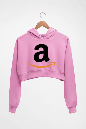 Amazon Crop HOODIE FOR WOMEN-Light Baby Pink-Ektarfa.online