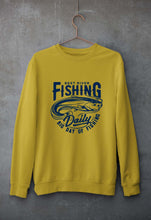 Load image into Gallery viewer, Fishing Unisex Sweatshirt for Men/Women-Mustard yellow-Ektarfa.online

