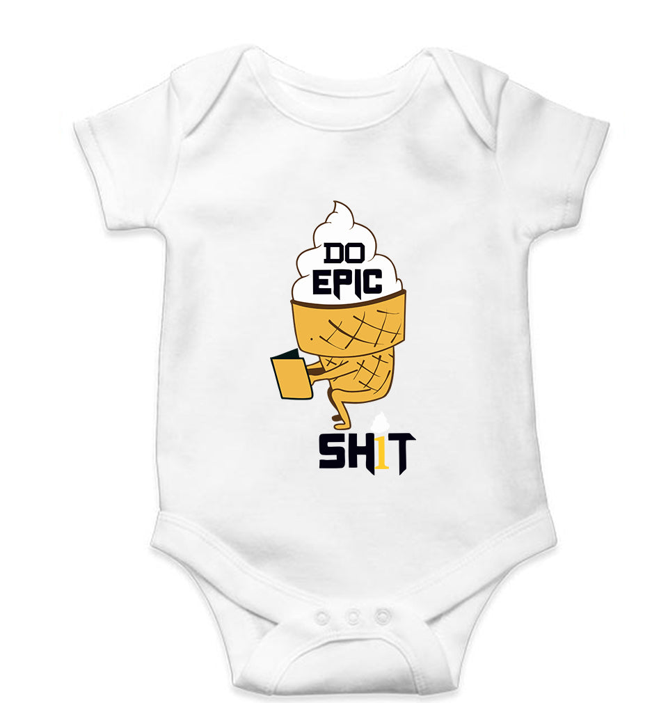 Shit Kids Romper For Baby Boy/Girl-White-Ektarfa.online