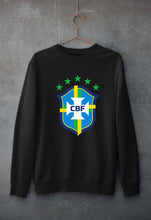 Load image into Gallery viewer, Brazil Football Unisex Sweatshirt for Men/Women-Black-Ektarfa.online
