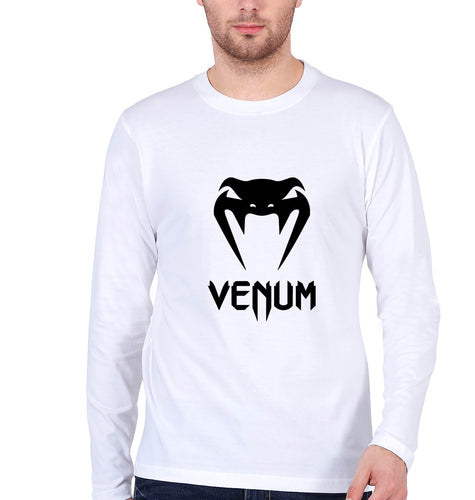 UFC Venum Full Sleeves T-Shirt for Men-White-Ektarfa.online