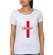 Load image into Gallery viewer, Johan Cruyff T-Shirt for Women-White-Ektarfa.online
