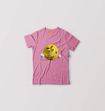 Load image into Gallery viewer, Angry Emoji Kids T-Shirt for Boy/Girl-Pink-Ektarfa.online
