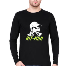 Load image into Gallery viewer, Rohit Sharma Full Sleeves T-Shirt for Men-Black-Ektarfa.online
