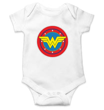 Load image into Gallery viewer, Wonder Woman Superhero Kids Romper Kids Romper For Baby Boy/Girl-White-Ektarfa.online
