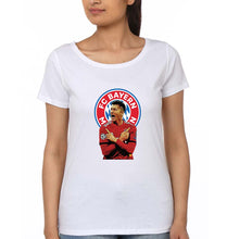 Load image into Gallery viewer, Robert Lewandowski T-Shirt for Women-White-Ektarfa.online
