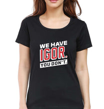 Load image into Gallery viewer, Igor T-Shirt for Women-Black-Ektarfa.online
