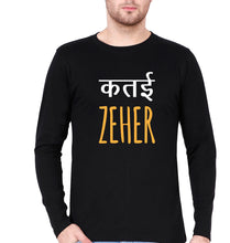 Load image into Gallery viewer, Katai Zeher(Zakir Khan) Full Sleeves T-Shirt for Men-Black-Ektarfa.online
