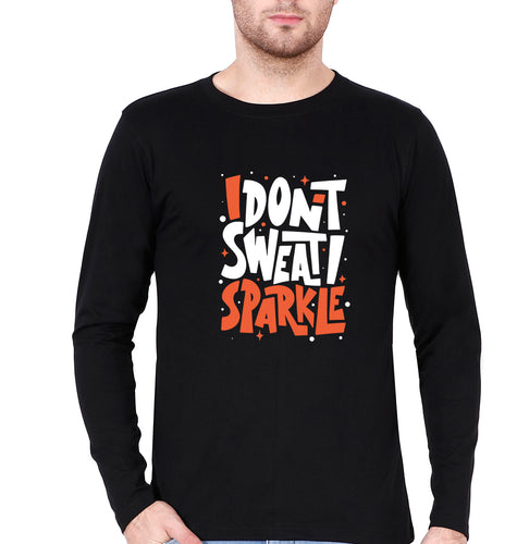 Gym Sweat Full Sleeves T-Shirt for Men-Black-Ektarfa.online