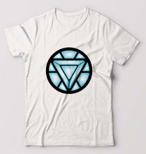 Load image into Gallery viewer, ARC REACTOR Iron Man Superhero T-Shirt for Men-White-Ektarfa.online
