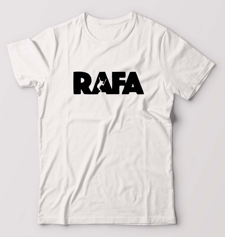 Rafael Nadal (RAFA) T-Shirt for Men-White-Ektarfa.online