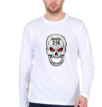 Load image into Gallery viewer, Stone Cold Steve Austin (WWE) Full Sleeves T-Shirt for Men-White-Ektarfa.online
