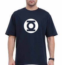 Load image into Gallery viewer, Green Lantern Superhero Oversized T-Shirt for Men-Navy Blue-Ektarfa.online

