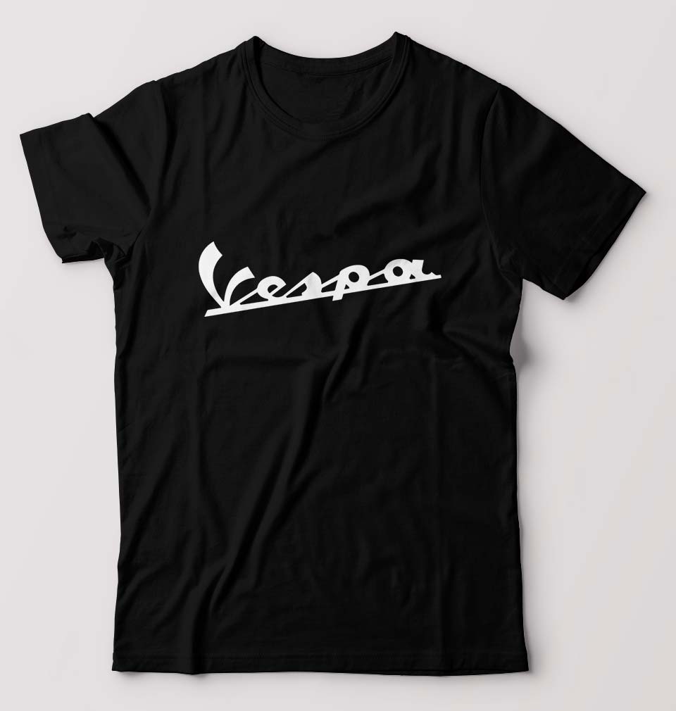Vespa T-Shirt for Men-Black-Ektarfa.online