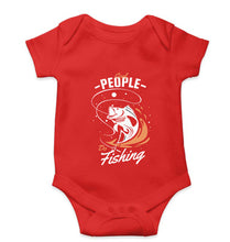 Load image into Gallery viewer, Fishing Kids Romper For Baby Boy/Girl-0-5 Months(18 Inches)-Red-Ektarfa.online
