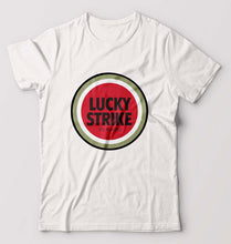 Load image into Gallery viewer, Lucky Strike T-Shirt for Men-White-Ektarfa.online
