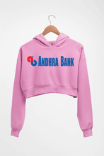 Load image into Gallery viewer, Andhra Bank Crop HOODIE FOR WOMEN-Light Baby Pink-Ektarfa.online
