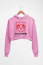 Load image into Gallery viewer, Dodge Crop HOODIE FOR WOMEN-Light Baby Pink-Ektarfa.online
