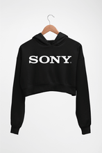 Load image into Gallery viewer, Sony Crop HOODIE FOR WOMEN-Black-Ektarfa.online
