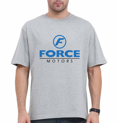 Force Motors Oversized T-Shirt for Men-Grey-Ektarfa.online