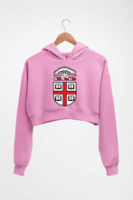 Load image into Gallery viewer, Brown University Crop HOODIE FOR WOMEN-Light Baby Pink-Ektarfa.online
