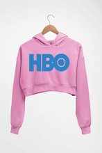 Load image into Gallery viewer, HBO Crop HOODIE FOR WOMEN-Light Baby Pink-Ektarfa.online
