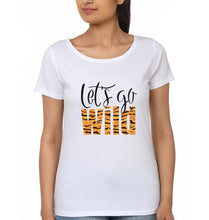 Load image into Gallery viewer, Lets Go Wild T-Shirt for Women-White-Ektarfa.online

