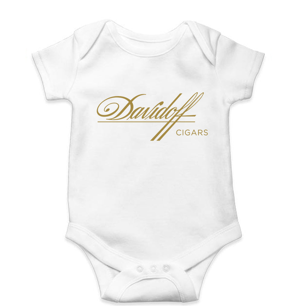 Davidoff Cigars Kids Romper For Baby Boy/Girl-White-Ektarfa.online